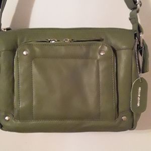 Great American vintage leather crossbody bag.